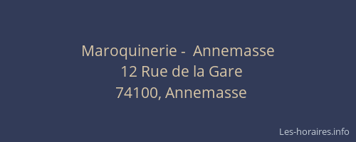 Maroquinerie -  Annemasse