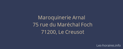 Maroquinerie Arnal