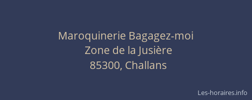 Maroquinerie Bagagez-moi