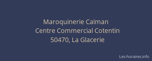 Maroquinerie Ca&iuml;man
