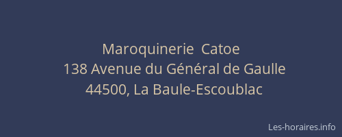 Maroquinerie  Catoe