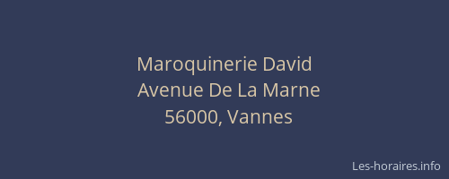 Maroquinerie David