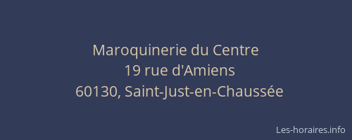 Maroquinerie du Centre