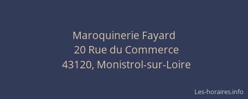 Maroquinerie Fayard