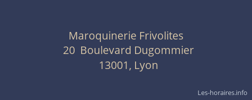 Maroquinerie Frivolites
