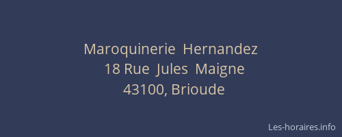 Maroquinerie  Hernandez