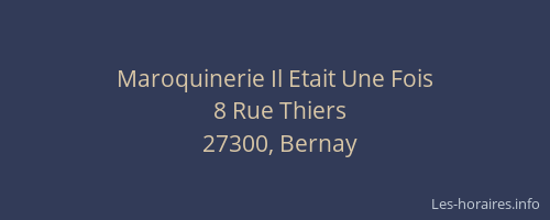 Maroquinerie Il Etait Une Fois