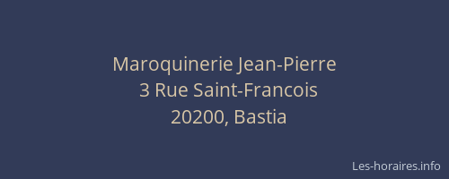 Maroquinerie Jean-Pierre