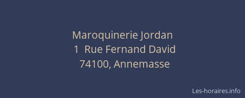 Maroquinerie Jordan