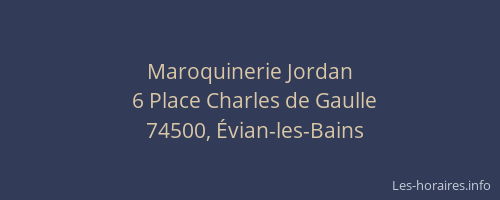 Maroquinerie Jordan