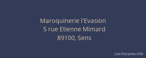 Maroquinerie l'Evasion