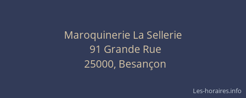 Maroquinerie La Sellerie