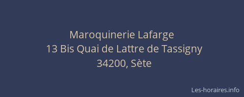 Maroquinerie Lafarge