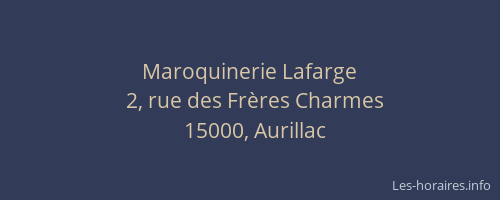 Maroquinerie Lafarge