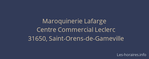 Maroquinerie Lafarge