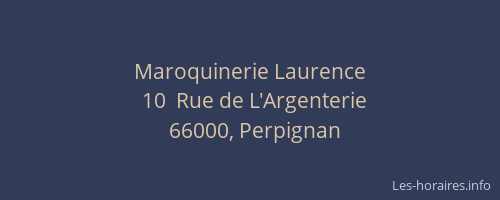 Maroquinerie Laurence