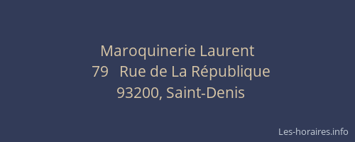 Maroquinerie Laurent