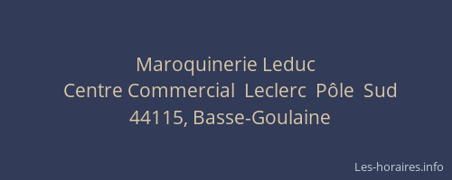 Maroquinerie Leduc