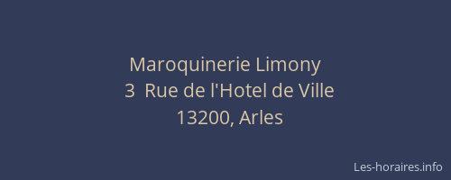Maroquinerie Limony