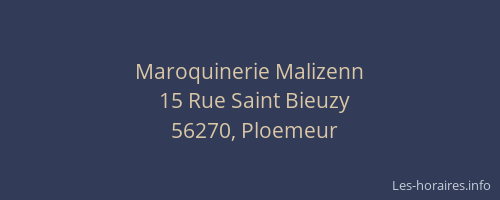 Maroquinerie Malizenn