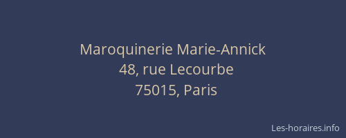 Maroquinerie Marie-Annick