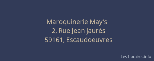 Maroquinerie May's