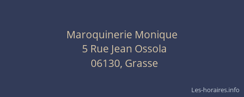 Maroquinerie Monique