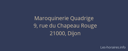 Maroquinerie Quadrige