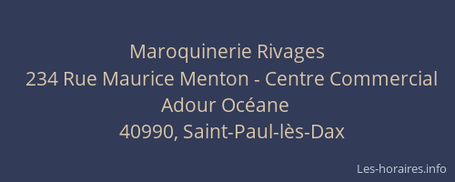Maroquinerie Rivages