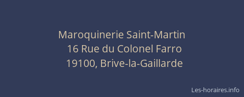 Maroquinerie Saint-Martin