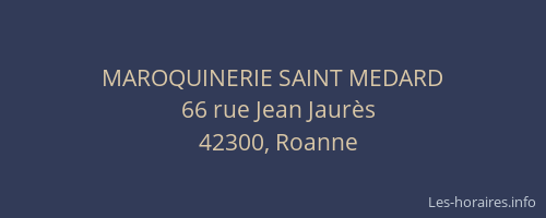 MAROQUINERIE SAINT MEDARD