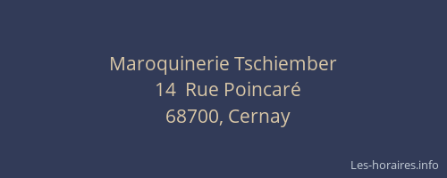 Maroquinerie Tschiember