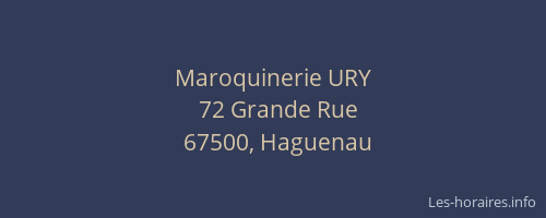 Maroquinerie URY