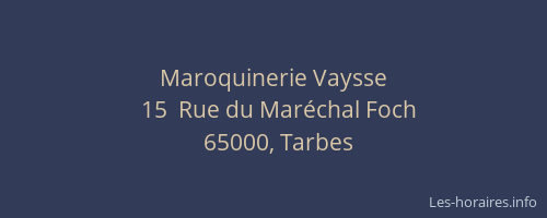Maroquinerie Vaysse