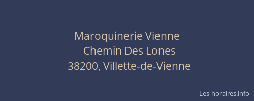 Maroquinerie Vienne