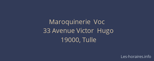 Maroquinerie  Voc