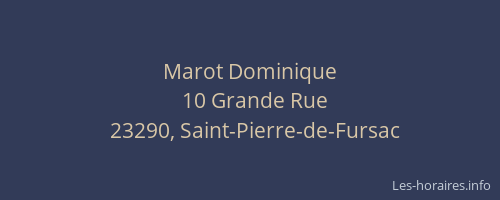 Marot Dominique