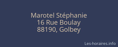 Marotel Stéphanie