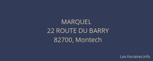 MARQUEL
