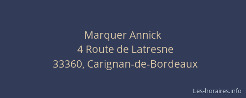 Marquer Annick