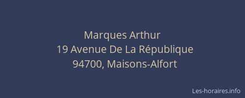 Marques Arthur