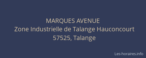 MARQUES AVENUE