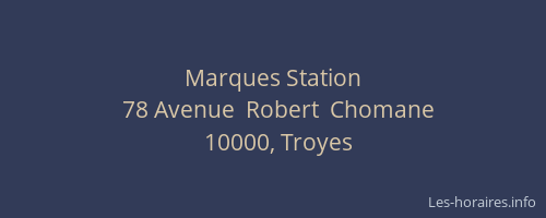 Marques Station