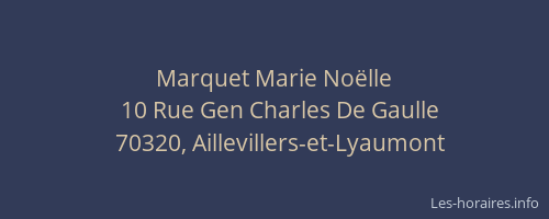 Marquet Marie No&euml;lle