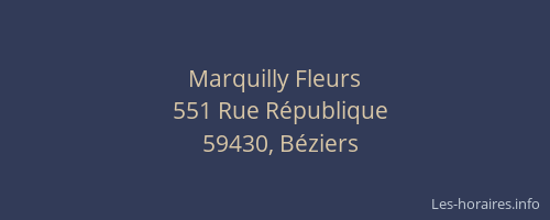Marquilly Fleurs