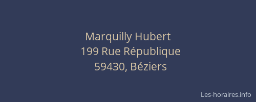 Marquilly Hubert