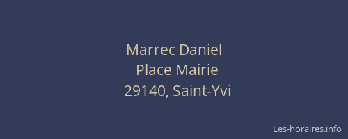 Marrec Daniel