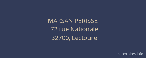 MARSAN PERISSE