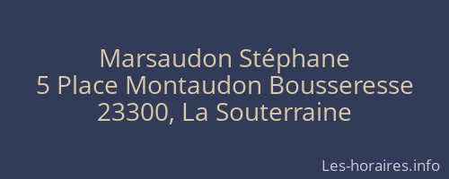 Marsaudon Stéphane