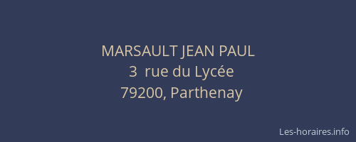MARSAULT JEAN PAUL